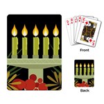 black Happy Kwanzaa  Playing Cards Single Design