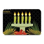 black Happy Kwanzaa  Plate Mat