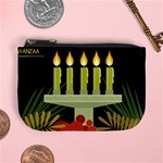 black Happy Kwanzaa  Mini Coin Purse