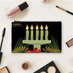 black Happy Kwanzaa  Cosmetic Bag (Medium)