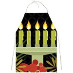 black Happy Kwanzaa  Full Print Apron