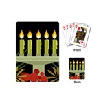 black Happy Kwanzaa  Playing Cards (Mini)