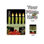 black Happy Kwanzaa  Playing Cards 54 (Mini)