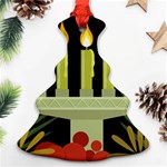 black Happy Kwanzaa  Ornament (Christmas Tree) 