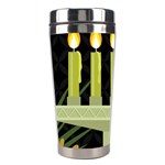 black Happy Kwanzaa  Stainless Steel Travel Tumbler