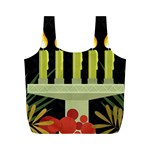 black Happy Kwanzaa  Full Print Recycle Bag (M)