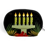 black Happy Kwanzaa  Accessory Pouch (Medium)