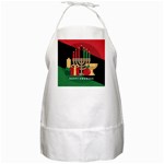 diagonal stripe Happy Kwanzaa BBQ Apron