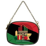 diagonal stripe Happy Kwanzaa Chain Purse (One Side)