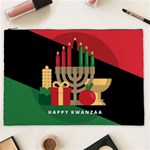 diagonal stripe Happy Kwanzaa Cosmetic Bag (XXL)