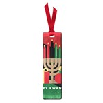 diagonal stripe Happy Kwanzaa Small Book Mark