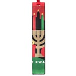 diagonal stripe Happy Kwanzaa Large Book Mark