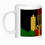 diagonal stripe Happy Kwanzaa Night Luminous Mug