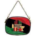 diagonal stripe Happy Kwanzaa Chain Purse (Two Sides)