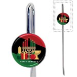 diagonal stripe Happy Kwanzaa Book Mark