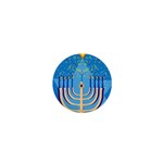 Hanukkah Menorah 1  Mini Button