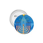 Hanukkah Menorah 1.75  Button