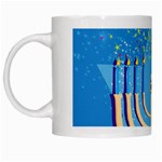 Hanukkah Menorah White Mug