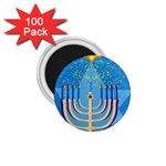 Hanukkah Menorah 1.75  Magnet (100 pack) 