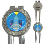 Hanukkah Menorah 3-in-1 Golf Divot