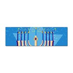 Hanukkah Menorah Sticker (Bumper)