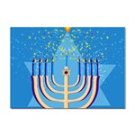 Hanukkah Menorah Sticker A4 (10 pack)