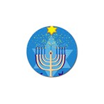 Hanukkah Menorah Golf Ball Marker