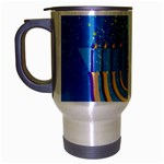 Hanukkah Menorah Travel Mug (Silver Gray)