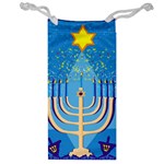 Hanukkah Menorah Jewelry Bag