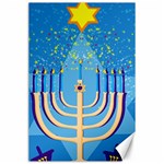 Hanukkah Menorah Canvas 24  x 36 