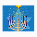 Hanukkah Menorah Small Glasses Cloth (2 Sides)