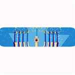 Hanukkah Menorah Large Bar Mat