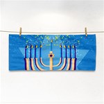 Hanukkah Menorah Hand Towel