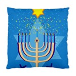 Hanukkah Menorah Standard Cushion Case (One Side)