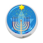 Hanukkah Menorah 4-Port USB Hub (One Side)