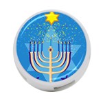 Hanukkah Menorah 4-Port USB Hub (Two Sides)