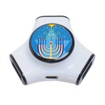 Hanukkah Menorah 3-Port USB Hub