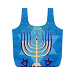 Hanukkah Menorah Full Print Recycle Bag (M)