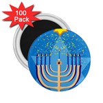 Hanukkah Menorah 2.25  Magnet (100 pack) 