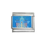 Hanukkah Menorah Italian Charm (9mm)