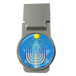 Hanukkah Menorah Money Clip (Round)