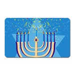 Hanukkah Menorah Magnet (Rectangular)