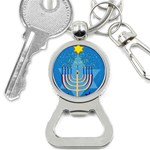 Hanukkah Menorah Bottle Opener Key Chain