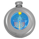 Hanukkah Menorah Hip Flask (5 oz)