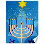 Hanukkah Menorah Canvas 36  x 48 