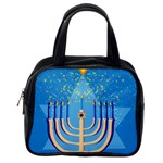 Hanukkah Menorah Classic Handbag (One Side)