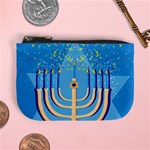 Hanukkah Menorah Mini Coin Purse