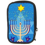 Hanukkah Menorah Compact Camera Leather Case