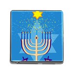 Hanukkah Menorah Memory Card Reader (Square)