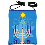 Hanukkah Menorah Shoulder Sling Bag